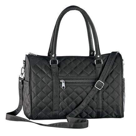 Quilted Barrel Handbag-380646
