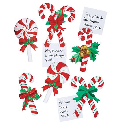Candy Cane Magnets, Set of 6-380662