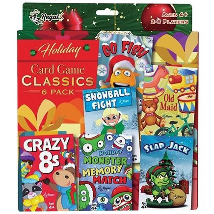 View product details for Holiday Kids' Card Games, Set of 6