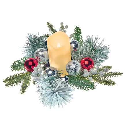 View product details for LED Candle Ornament Centerpiece By Holiday Peak™