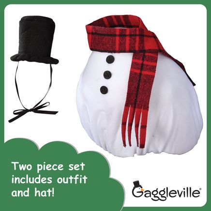 View product details for Gaggleville® Large Scarecrow & Snowman Outfits Bundle
