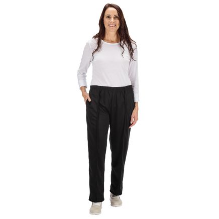View product details for Women's Creased Ponte Pull-On Pants