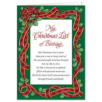View product details for My Xmas List of Blessings