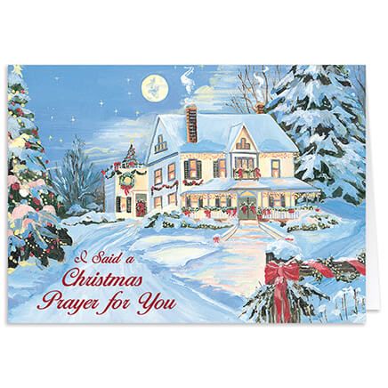 View product details for Personalized I Said A Christmas Prayer Christmas Card Set/20