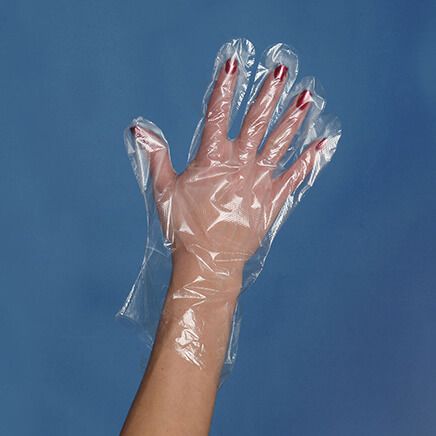 Pack of 100 Plastic Gloves-303212