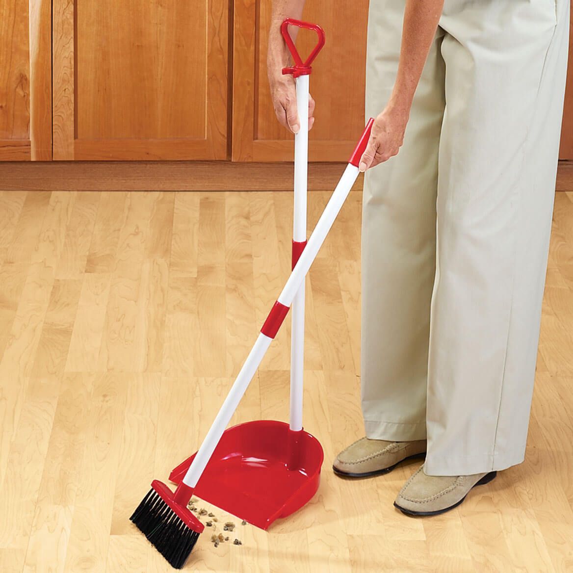 Long-Handled Dust Pan with Broom + '-' + 303515