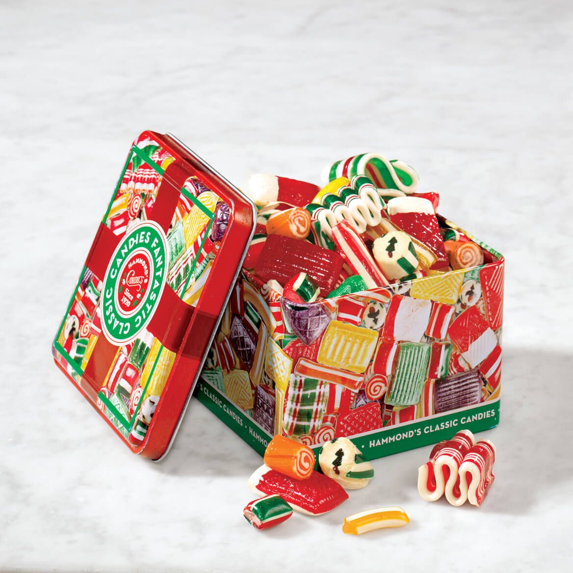 Hammonds® Old Time Christmas Tin, 16 oz. + '-' + 304993