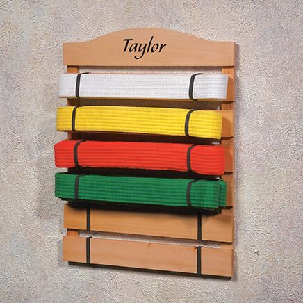 Personalized Karate Belt Rack-310539