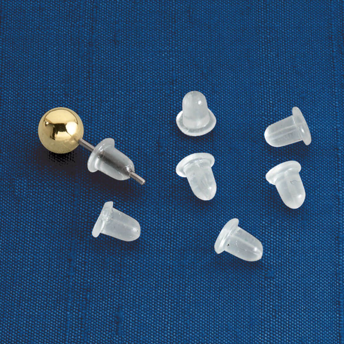 Clear Bullet Earring Backs + '-' + 315271