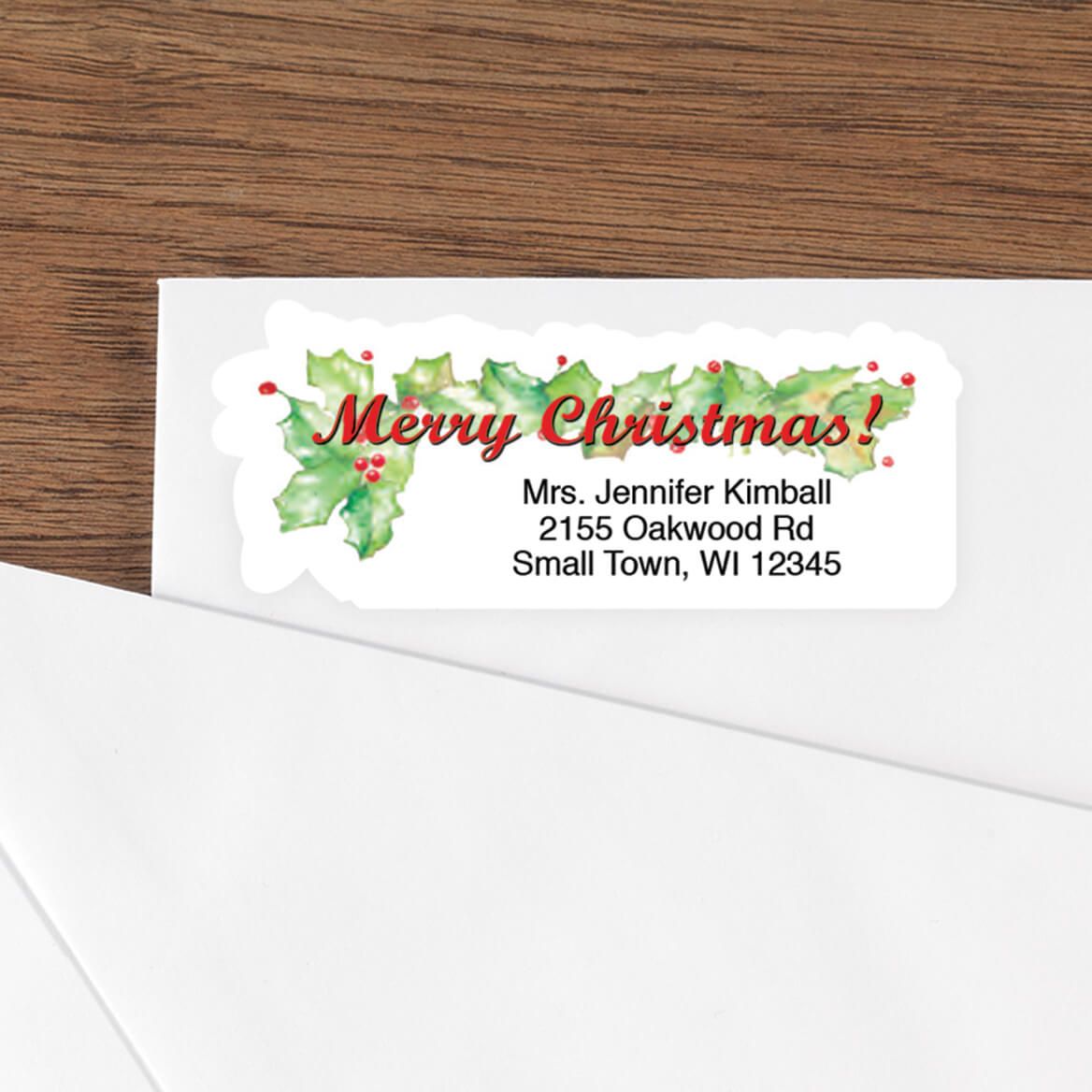 Merry Christmas Labels, Set of 250