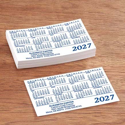 View product details for Personalized Tear Proof Calendars, Set of 48