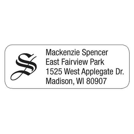 Personalized Old English Initial Roll Labels, Set of 200-328951