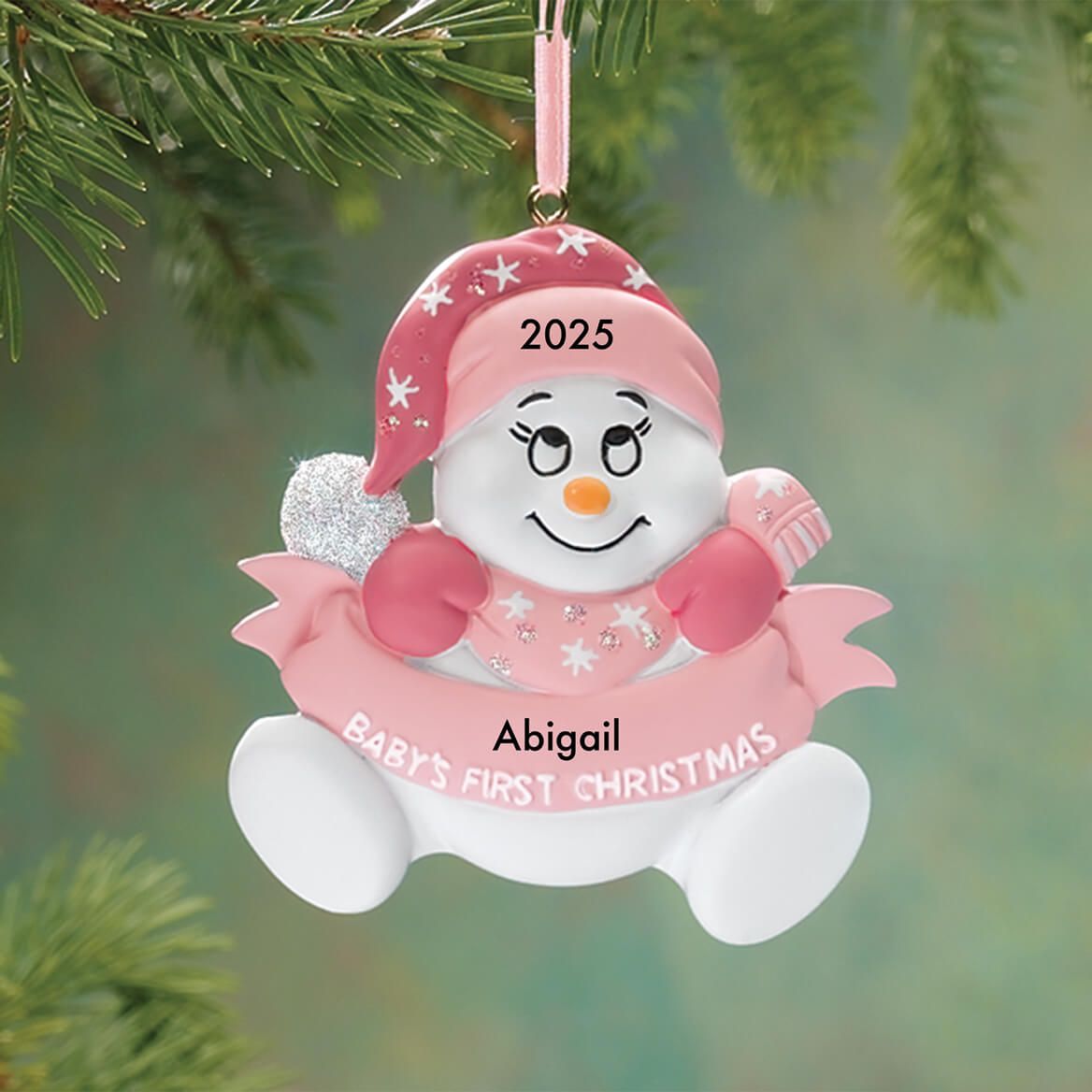 Personalized Snowbaby's First Christmas Ornament + '-' + 330783