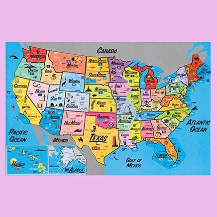 USA Magnetic Puzzle Map-331252