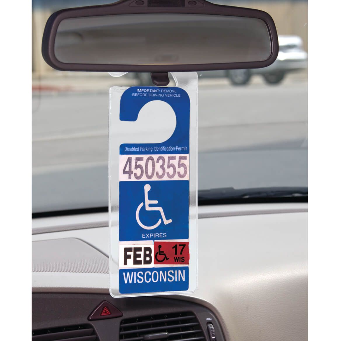 Handicap Placard Hanger + '-' + 331392