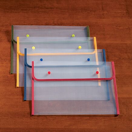 Set of 8 Fabric-Edged Envelopes-331466