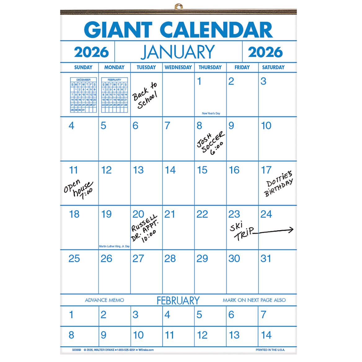 2-Year Giant Calendar + '-' + 333869