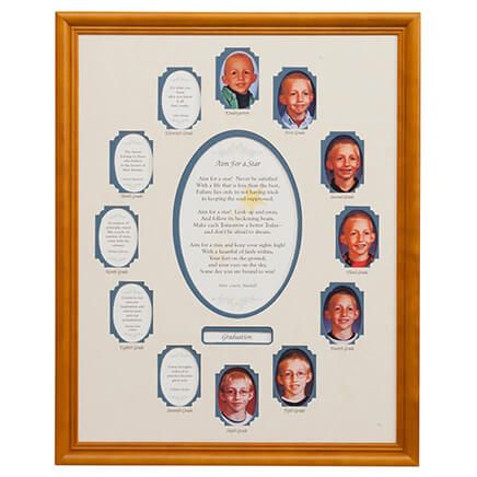 School Years Collage Frame - Blue-334006