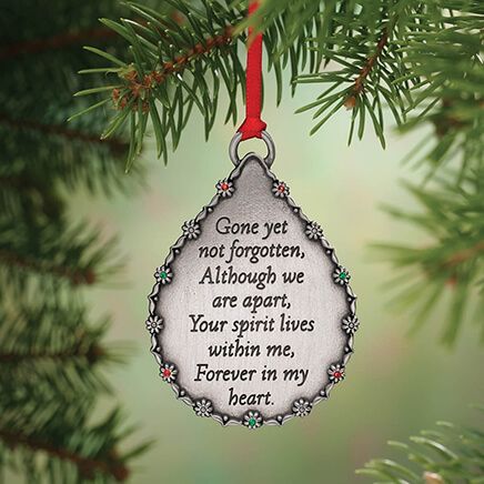 Personalized Teardrop Memorial Ornament-334882