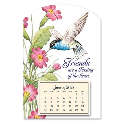 Mini Magnetic Hummingbird Calendar-338798