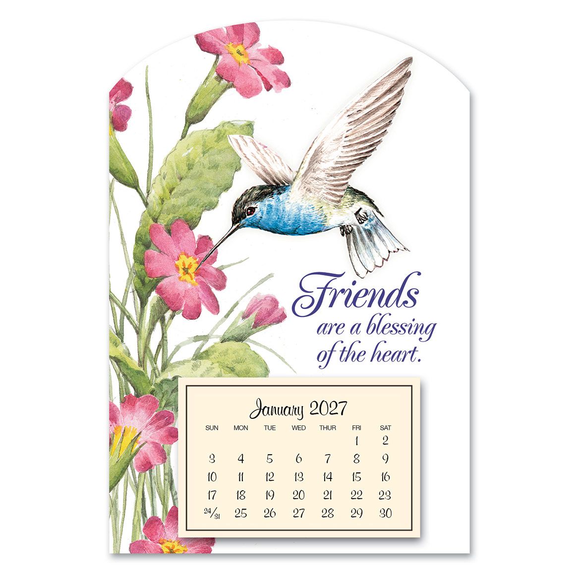 Mini Magnetic Hummingbird Calendar + '-' + 338798