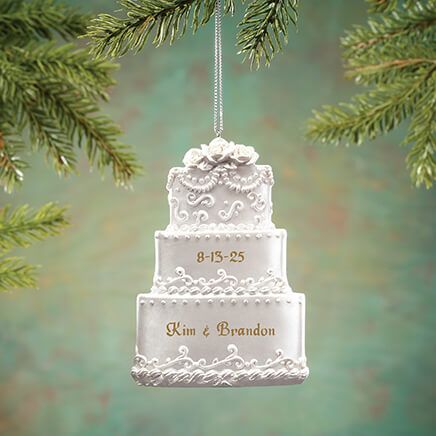 Personalized Wedding Cake Ornament-342572