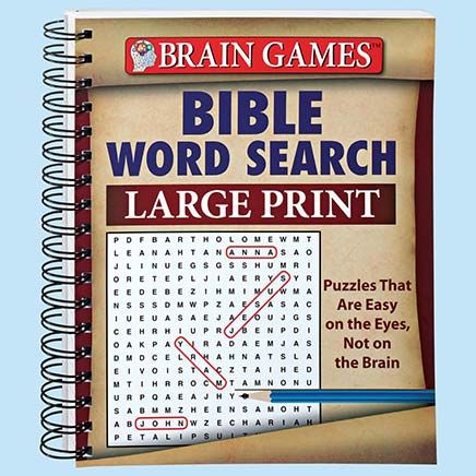 Large Print Bible Word Search-342926