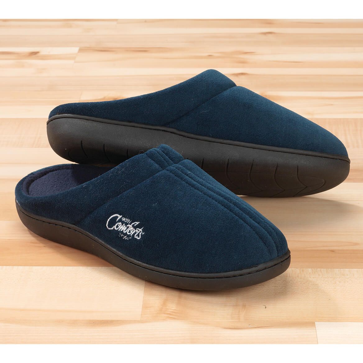 Easy Comforts Style™ Memory Foam Slippers + '-' + 343708