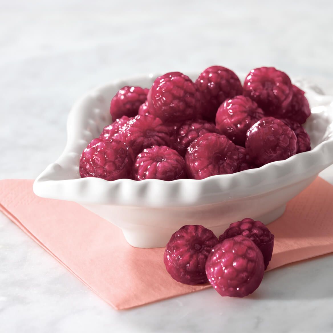 Filled Raspberry Candy, 14 oz.