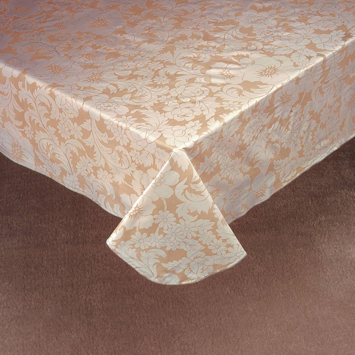 Bordeaux Floral Vinyl Table Cover + '-' + 344552