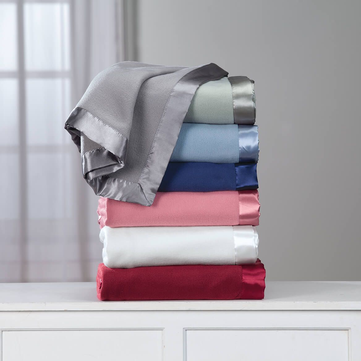 Satin Fleece Blanket by OakRidge™ + '-' + 345224