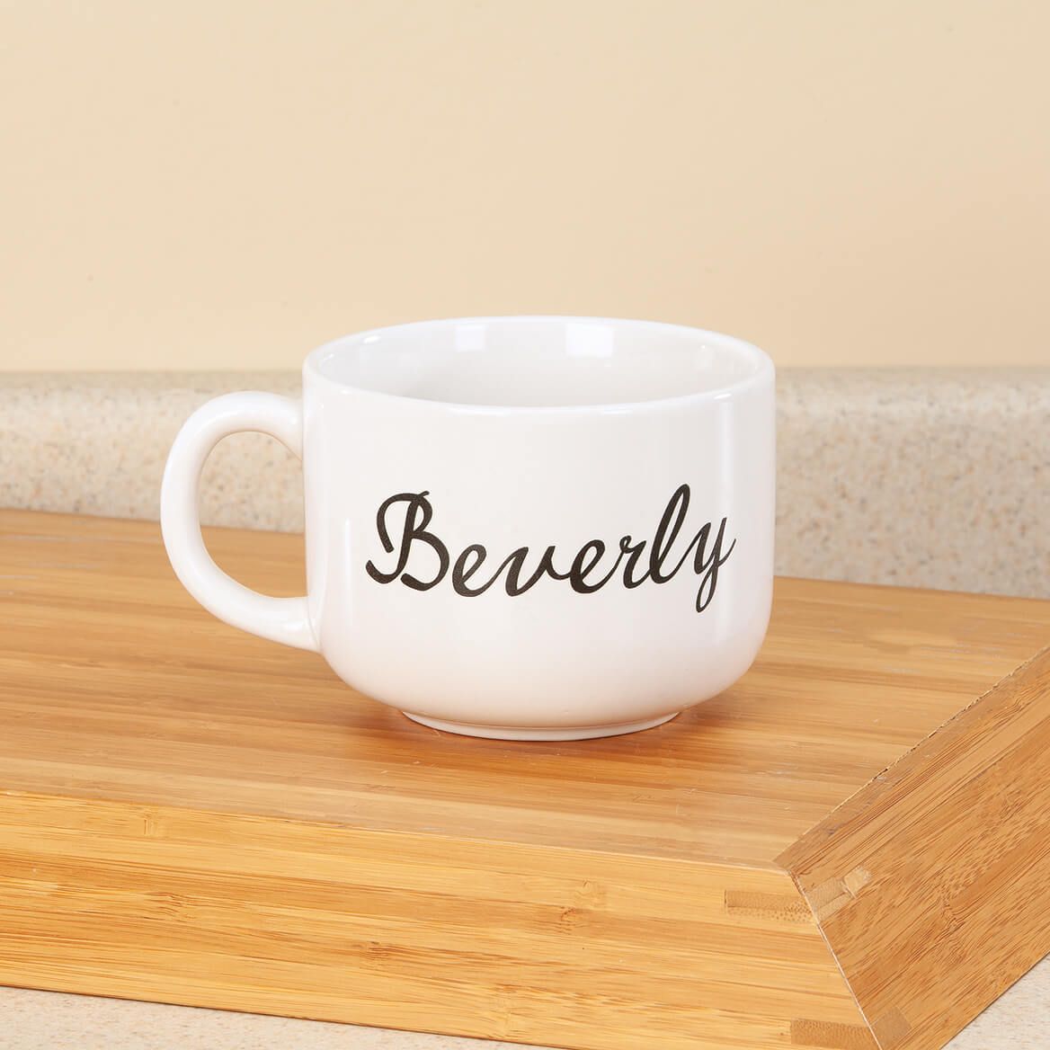 Personalized Script Soup Mug, 22 oz. + '-' + 345434