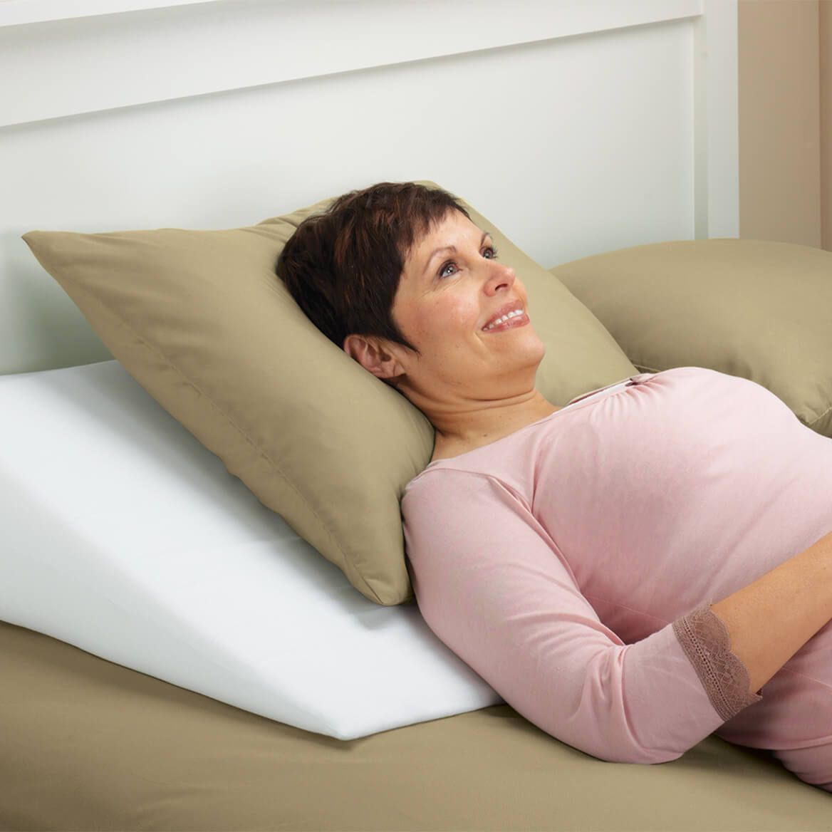 Wedge Support Pillow by LivingSURE™ + '-' + 345523