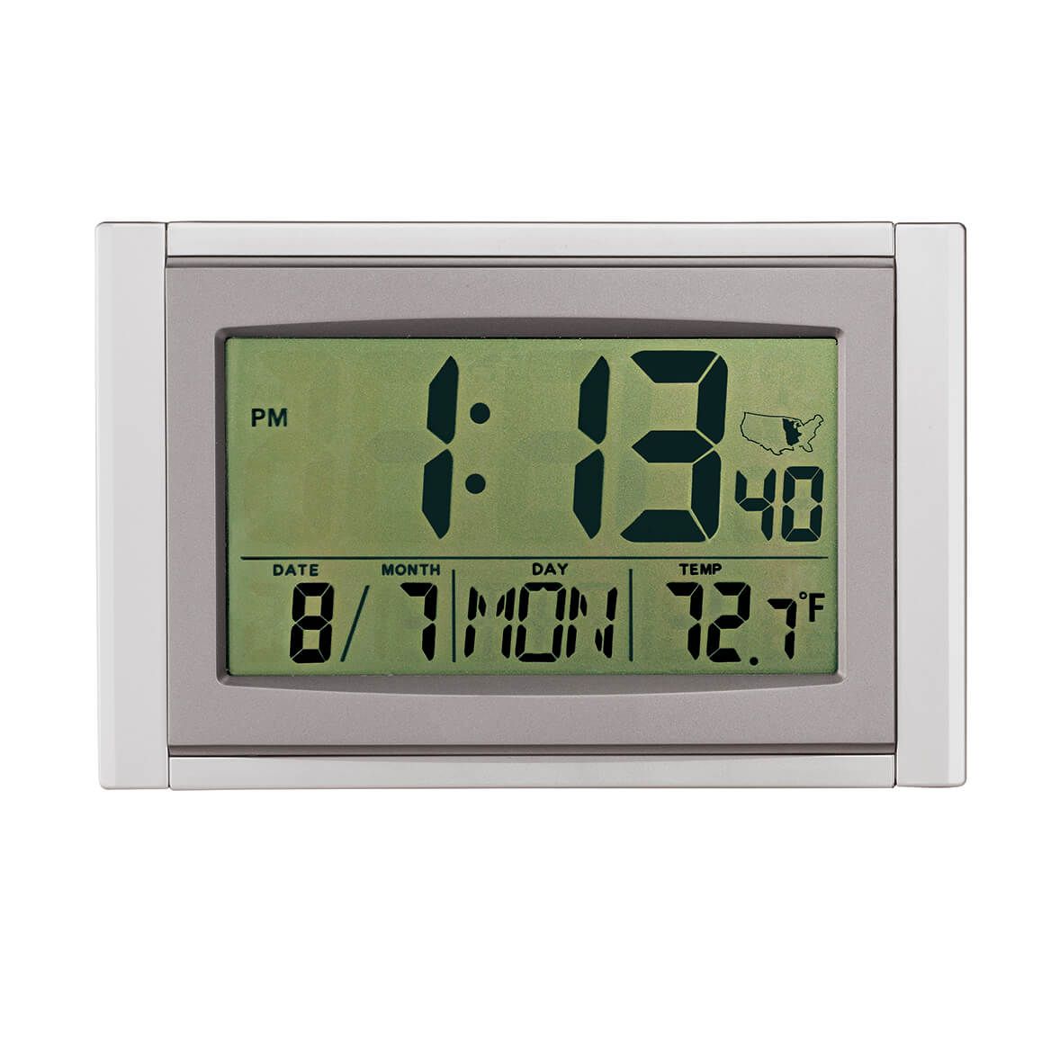 5-In-1 Large LCD Atomic Clock + '-' + 346925
