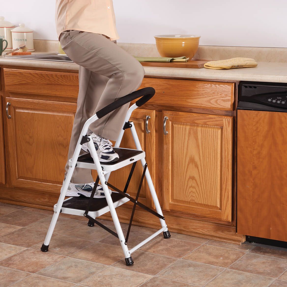 Step Ladder and Stool Combo by LivingSURE™ + '-' + 347701