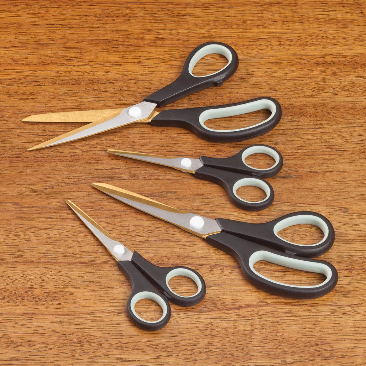 Titanium Black Scissors, Set of 4 + '-' + 348042