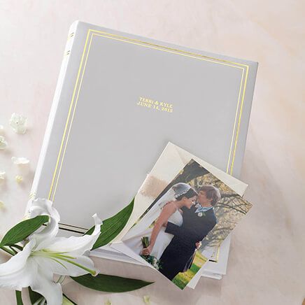 View product details for Ultimate Wedding Leather Memo Album Personalized