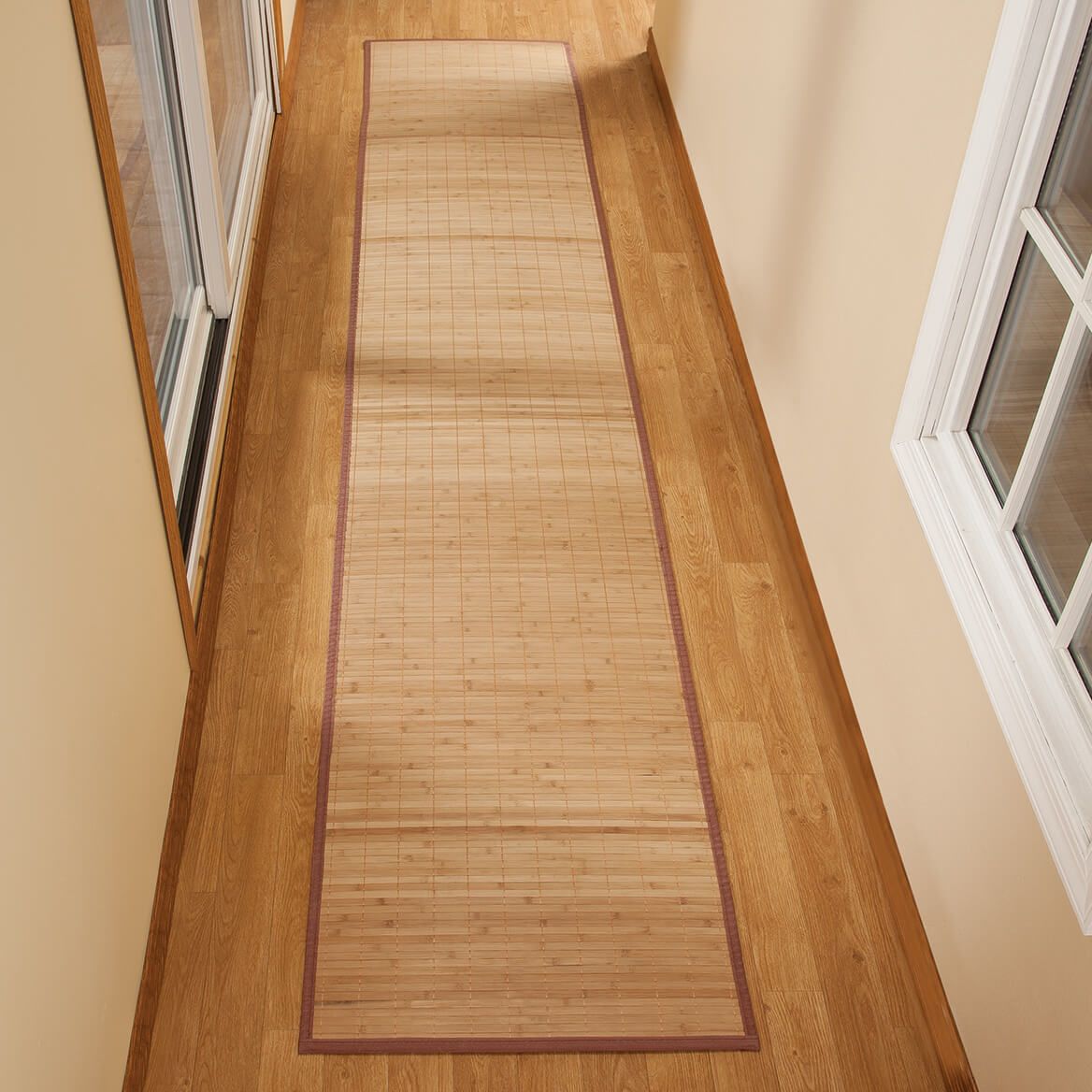 Bamboo Non Slip Runner 118"x23" + '-' + 350457
