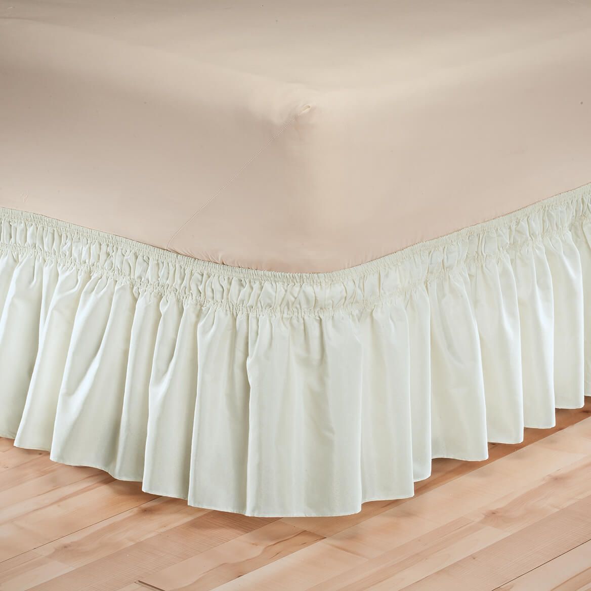 Solid Wrap Around Elastic Bed Skirt by OakRidge™ + '-' + 352789