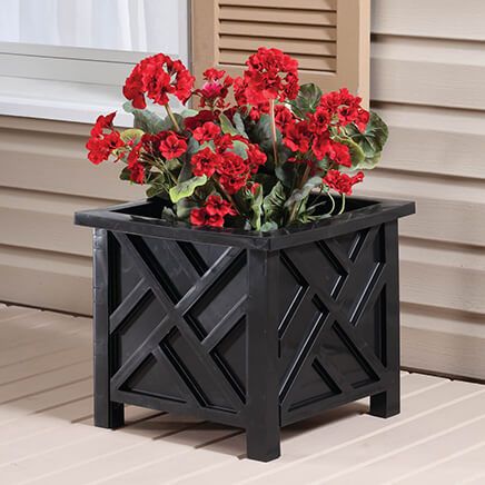 Black Chippendale Planter-354643