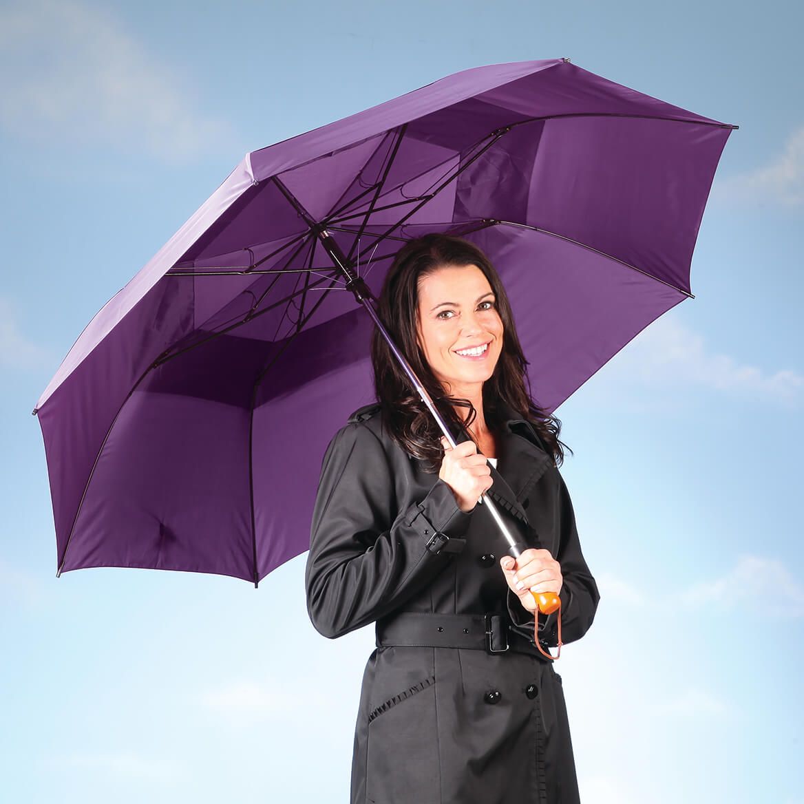 Purple Windproof Umbrella + '-' + 354769
