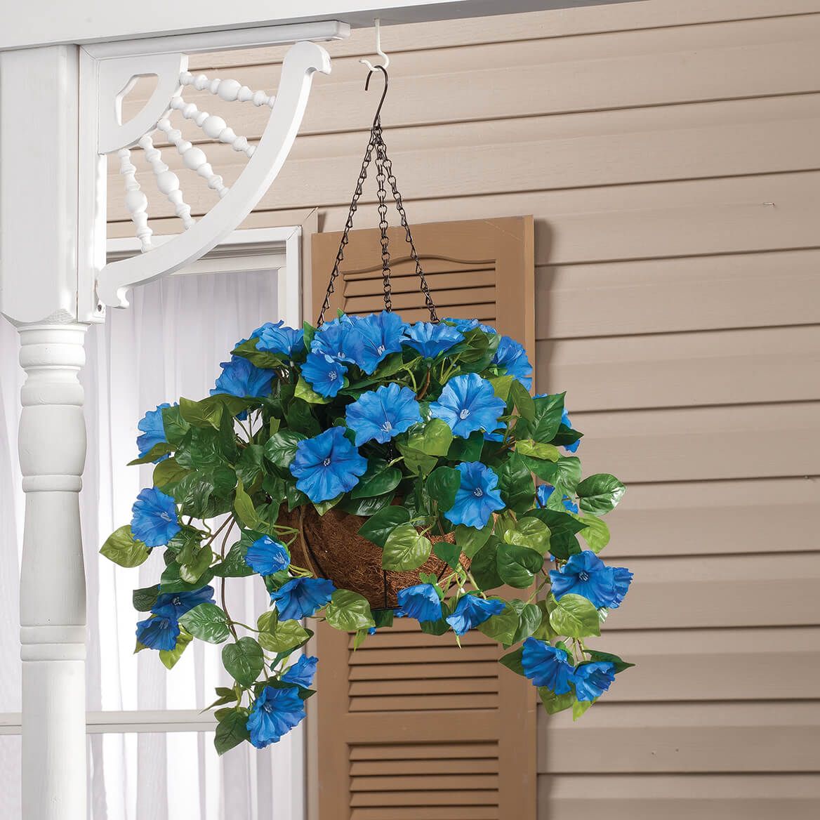 Fully Assembled Petunia Hanging Basket by OakRidge™ + '-' + 355014