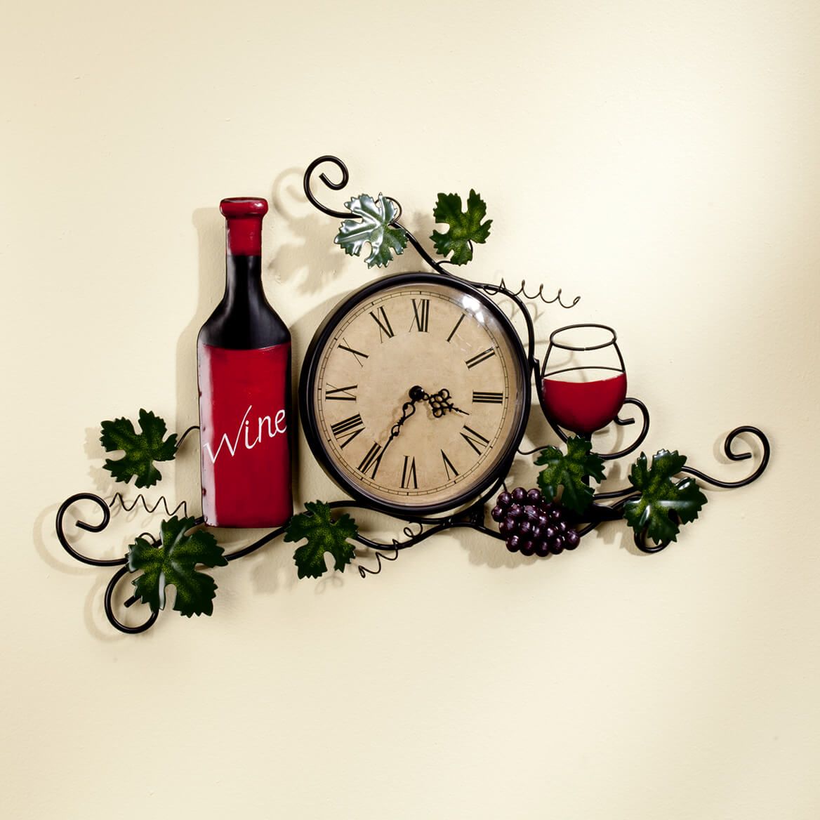 Wine Wall Clock + '-' + 356768