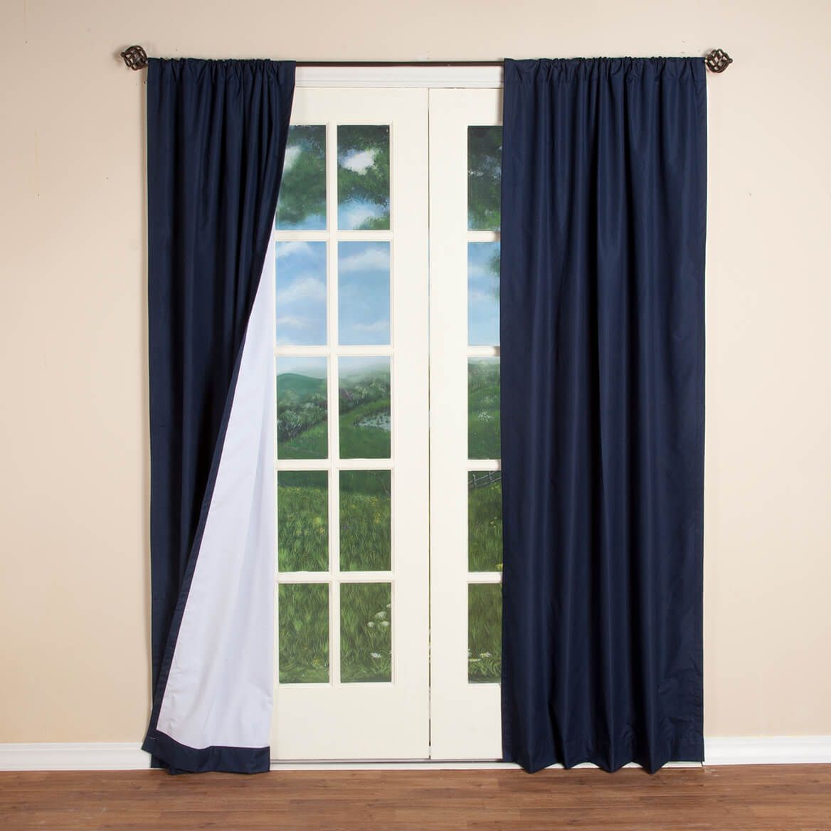 Microfiber Energy Saving Curtains - Set of 2 + '-' + 357338