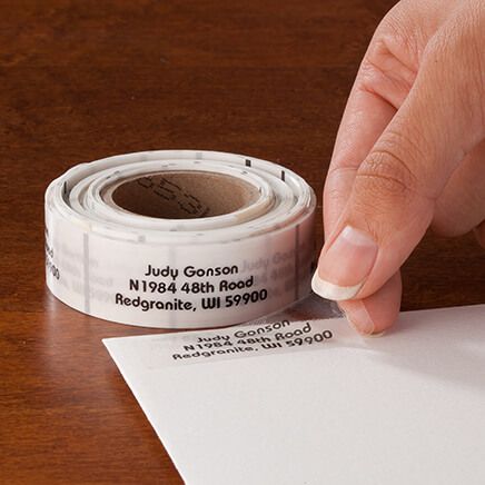 View product details for Personalized Clear Address Labels, Set of 200