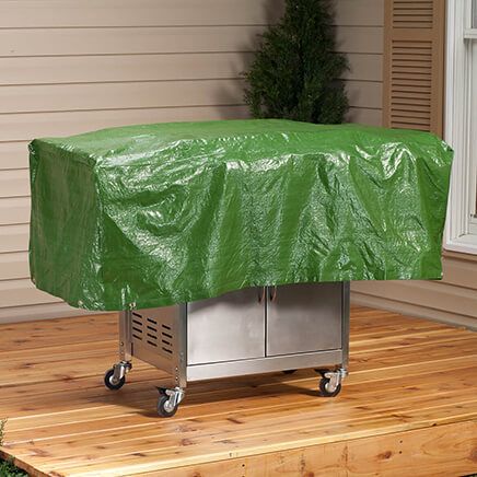 BBQ Grill Cover, 54"L x 22"W x 18"H-358352