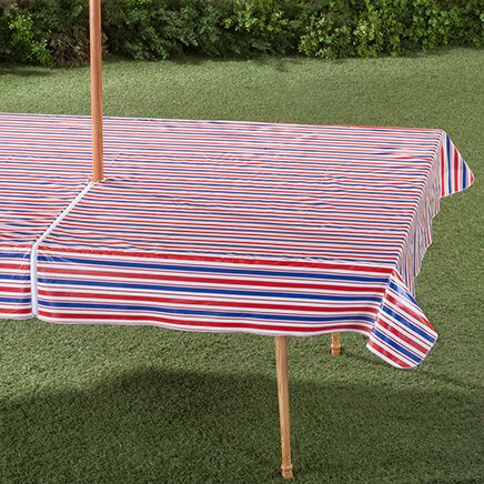 Patriotic Zippered Umbrella Table Cover-358460