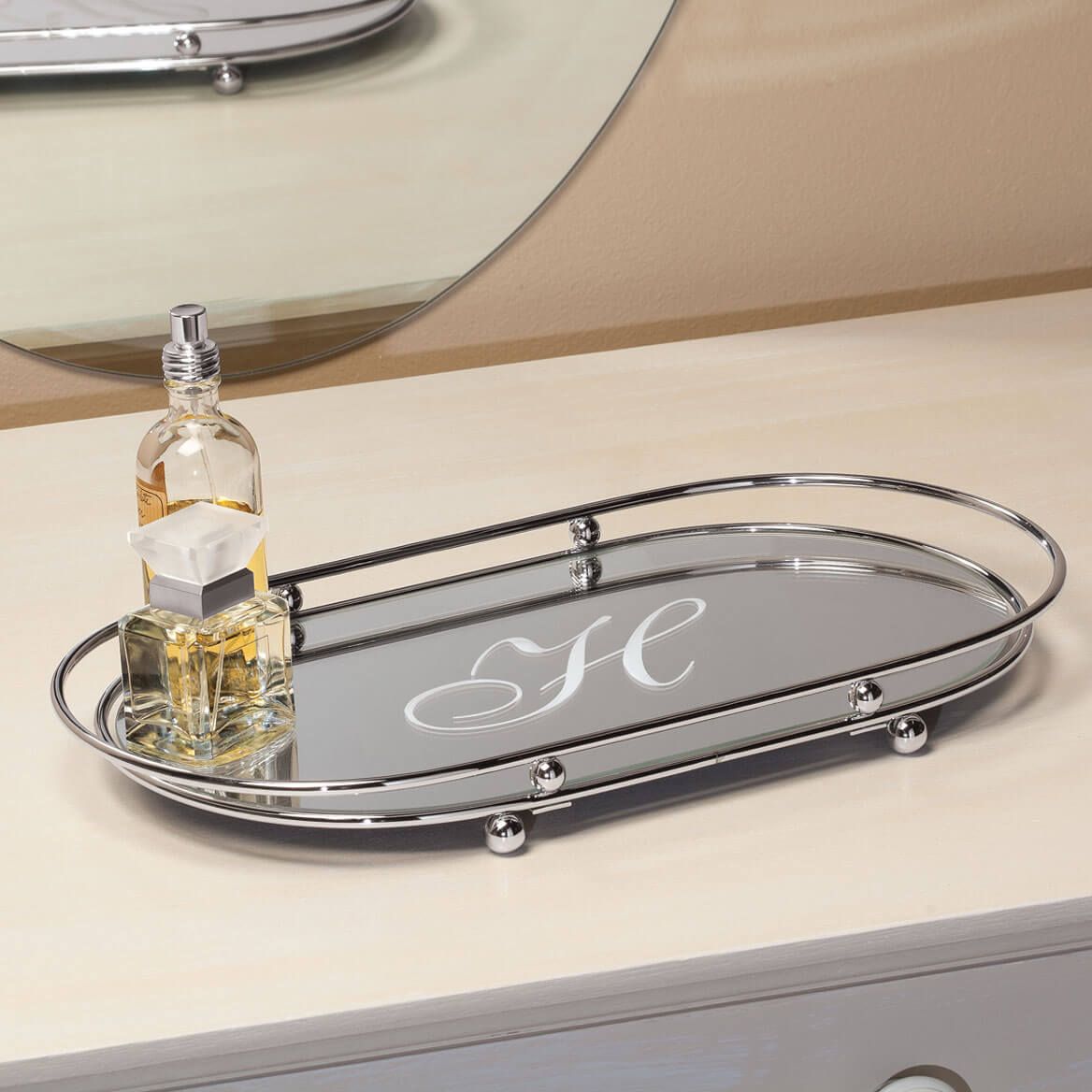 Personalized Glass Vanity