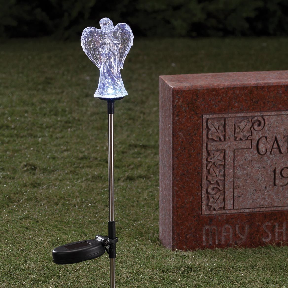 Solar LED Angel Stake + '-' + 359829
