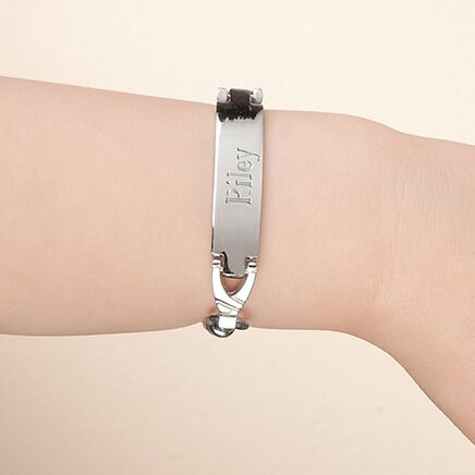 Personalized Pink Children's ID Bracelet-359998